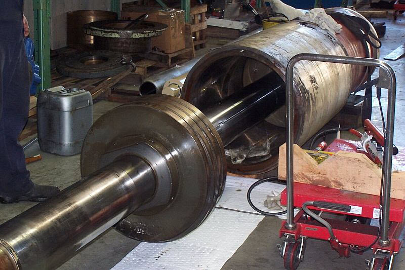 Stenmar Hydraulic Press Cylinder Overhaul