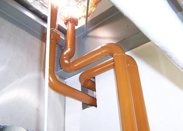 hydraulic pipework