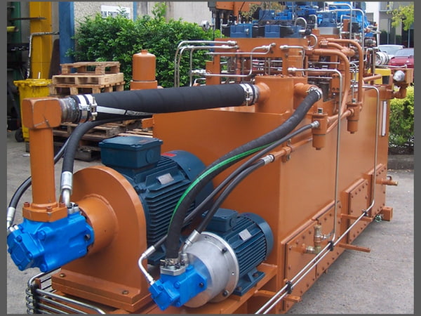 Press hydraulic power unit_after